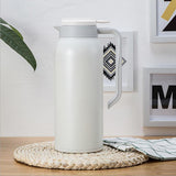 Maxbell 1.5L Insulation Thermal Coffee Carafe Water Bottle Pot Tea Kettle White - Aladdin Shoppers