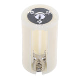 Maxbell 1.5V Parallel Battery Converters Adapter Case LR20 3 AA to D Type White - Aladdin Shoppers