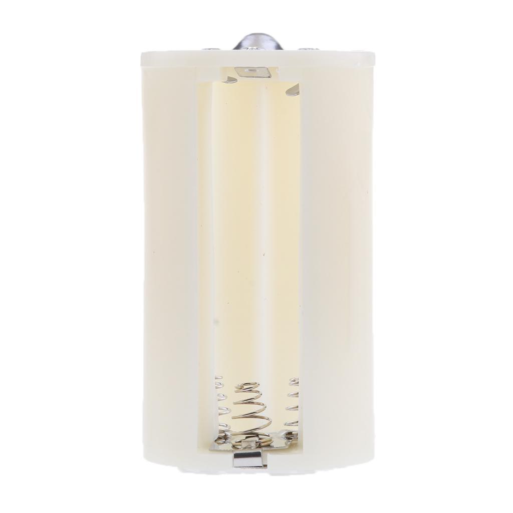 Maxbell 1.5V Parallel Battery Converters Adapter Case LR20 3 AA to D Type White - Aladdin Shoppers