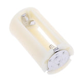 Maxbell 1.5V Parallel Battery Converters Adapter Case LR20 3 AA to D Type White - Aladdin Shoppers