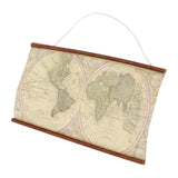 Maxbell 1:6 1:12 Dollhouse Miniature Room Decoration Big Map of the World Banner DIY Accs - Aladdin Shoppers