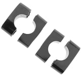 Maxbell 1 Pair 22mm Black CNC HandleBar Fat Bar Riser Mount Clamp Adapter Universal - Aladdin Shoppers
