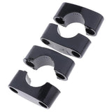 Maxbell 1 Pair 22mm Black CNC HandleBar Fat Bar Riser Mount Clamp Adapter Universal - Aladdin Shoppers