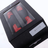 Maxbell 1 Pair 7/8" 22mm Motorcycle Handle Bar Aluminum Rubber Gel Hand Grips Black + Orange - Aladdin Shoppers