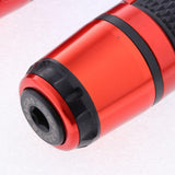 Maxbell 1 Pair 7/8" 22mm Motorcycle Handle Bar Aluminum Rubber Gel Hand Grips Black + Orange - Aladdin Shoppers