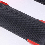 Maxbell 1 Pair 7/8" 22mm Motorcycle Handle Bar Aluminum Rubber Gel Hand Grips Black + Orange - Aladdin Shoppers