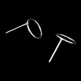 Maxbell 1 Pair 925 Sterling Silver Ear Studs Earrings Findings Base Blanks 10mm Cabochon Charms Crystal Settings Tray - Aladdin Shoppers