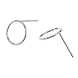 Maxbell 1 Pair 925 Sterling Silver Ear Studs Earrings Findings Base Blanks 10mm Cabochon Charms Crystal Settings Tray - Aladdin Shoppers