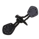 Maxbell 1 Pair Fashion Horn Leather Toggle Buttons Coat Jacket Duffle Sewing Buttons - Aladdin Shoppers