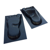 Maxbell 1 Pair Human Feet Footprints Stepping Stone Footprint Concrete Mold Garden - Aladdin Shoppers
