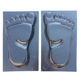 Maxbell 1 Pair Human Feet Footprints Stepping Stone Footprint Concrete Mold Garden - Aladdin Shoppers
