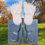 Maxbell 1 Pair Human Feet Footprints Stepping Stone Footprint Concrete Mold Garden - Aladdin Shoppers