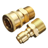 Maxbell 1 Pair M22 Quick Release Pressure Washer Adapter Connecter Coupling 14.8MM - Aladdin Shoppers