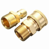 Maxbell 1 Pair M22 Quick Release Pressure Washer Adapter Connecter Coupling 14.8MM - Aladdin Shoppers