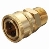Maxbell 1 Pair M22 Quick Release Pressure Washer Adapter Connecter Coupling 14.8MM - Aladdin Shoppers