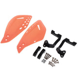 Maxbell 1 Pair Motor Handlebar Hand Brush Guards Protector Hand Guards Orange - Aladdin Shoppers