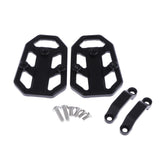 Maxbell 1 Pair Motorcycle Foot Pegs Bracket Wide Rider Footrest for Honda Black - Aladdin Shoppers