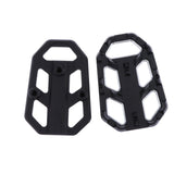 Maxbell 1 Pair Motorcycle Foot Pegs Bracket Wide Rider Footrest for Honda Black - Aladdin Shoppers