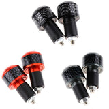 Maxbell 1 Pair Motorcycle Handlebar End Cap Plugs Universal for 22mm Hand Bar Black - Aladdin Shoppers