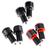 Maxbell 1 Pair Motorcycle Handlebar End Cap Plugs Universal for 22mm Hand Bar Black - Aladdin Shoppers