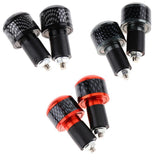 Maxbell 1 Pair Motorcycle Handlebar End Cap Plugs Universal for 22mm Hand Bar Black - Aladdin Shoppers