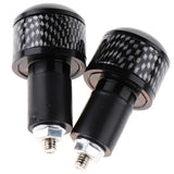 Maxbell 1 Pair Motorcycle Handlebar End Cap Plugs Universal for 22mm Hand Bar Black - Aladdin Shoppers