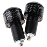 Maxbell 1 Pair Motorcycle Handlebar End Cap Plugs Universal for 22mm Hand Bar Black - Aladdin Shoppers