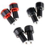 Maxbell 1 Pair Motorcycle Handlebar End Cap Plugs Universal for 22mm Hand Bar Black - Aladdin Shoppers