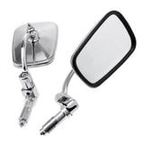 Maxbell 1 Pair Motorcycle Handlebar Rearview Mirrors CNC 7/8 Inch Stainless Steel - Aladdin Shoppers
