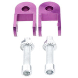 Maxbell 1 Pair Motorcycle Thicken Pad Shock Absorbers for Height Extension Purple - Aladdin Shoppers