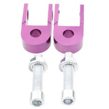 Maxbell 1 Pair Motorcycle Thicken Pad Shock Absorbers for Height Extension Purple - Aladdin Shoppers