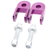 Maxbell 1 Pair Motorcycle Thicken Pad Shock Absorbers for Height Extension Purple - Aladdin Shoppers