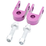 Maxbell 1 Pair Motorcycle Thicken Pad Shock Absorbers for Height Extension Purple - Aladdin Shoppers