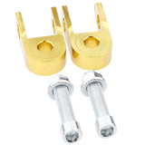 Maxbell 1 Pair Motorcycle Thicken Pad Shock Absorbers for Height Extension Yellow - Aladdin Shoppers