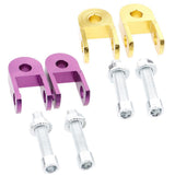 Maxbell 1 Pair Motorcycle Thicken Pad Shock Absorbers for Height Extension Yellow - Aladdin Shoppers