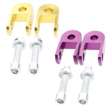 Maxbell 1 Pair Motorcycle Thicken Pad Shock Absorbers for Height Extension Yellow - Aladdin Shoppers