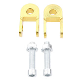 Maxbell 1 Pair Motorcycle Thicken Pad Shock Absorbers for Height Extension Yellow - Aladdin Shoppers
