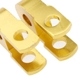 Maxbell 1 Pair Motorcycle Thicken Pad Shock Absorbers for Height Extension Yellow - Aladdin Shoppers