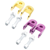 Maxbell 1 Pair Motorcycle Thicken Pad Shock Absorbers for Height Extension Yellow - Aladdin Shoppers