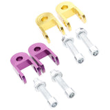 Maxbell 1 Pair Motorcycle Thicken Pad Shock Absorbers for Height Extension Yellow - Aladdin Shoppers