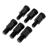 Maxbell 1 Pair Round Motorcycle Handlebar Rearview Mirror CNC 7/8 Inch Black - Aladdin Shoppers