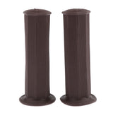 Maxbell 1 Pair Rubber Motorcycle Motorbike Hand Grips 22mm 7/8" Handlebars Brown - Aladdin Shoppers