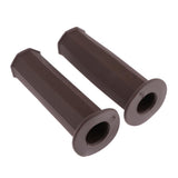 Maxbell 1 Pair Rubber Motorcycle Motorbike Hand Grips 22mm 7/8" Handlebars Brown - Aladdin Shoppers