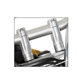 Maxbell 1 Pair Silver Motorcycle handle riser adapter for BMW F650/F700/F800GS 13-17 - Aladdin Shoppers