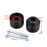 Maxbell 1 Pair Silver Motorcycle handle riser adapter for BMW F650/F700/F800GS 13-17 - Aladdin Shoppers