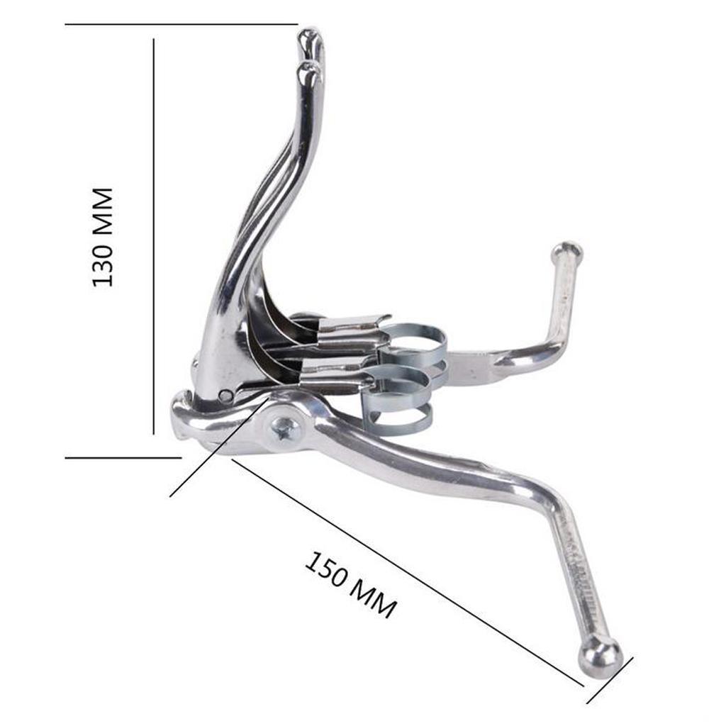 Maxbell 1 Pair Vintage Road Bike Safety Dual Brake Levers Racing Mountain Bicycle Drop Bars 22.2mm Handbrakes - Aladdin Shoppers