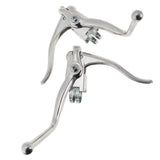 Maxbell 1 Pair Vintage Road Bike Safety Dual Brake Levers Racing Mountain Bicycle Drop Bars 22.2mm Handbrakes - Aladdin Shoppers