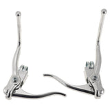 Maxbell 1 Pair Vintage Road Bike Safety Dual Brake Levers Racing Mountain Bicycle Drop Bars 22.2mm Handbrakes - Aladdin Shoppers