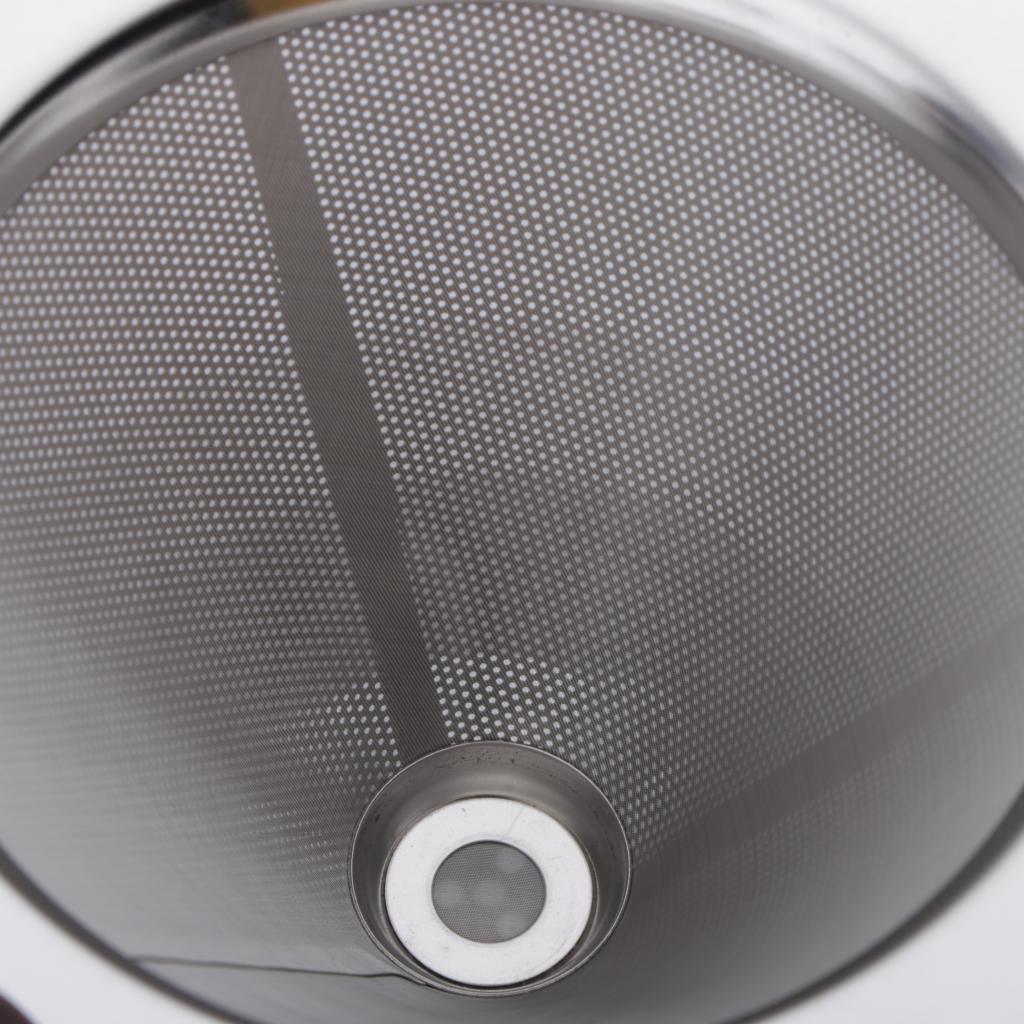 Maxbell 1 Pc Coffee Filter Stainless Steel Pour Over Cone Dripper Reusable 9.9cm B - Aladdin Shoppers