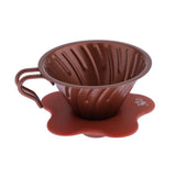 Maxbell 1 Pc Stainless Steel Pour Over Cone Coffee Dripper Cup Filter Holder, Golden - Aladdin Shoppers